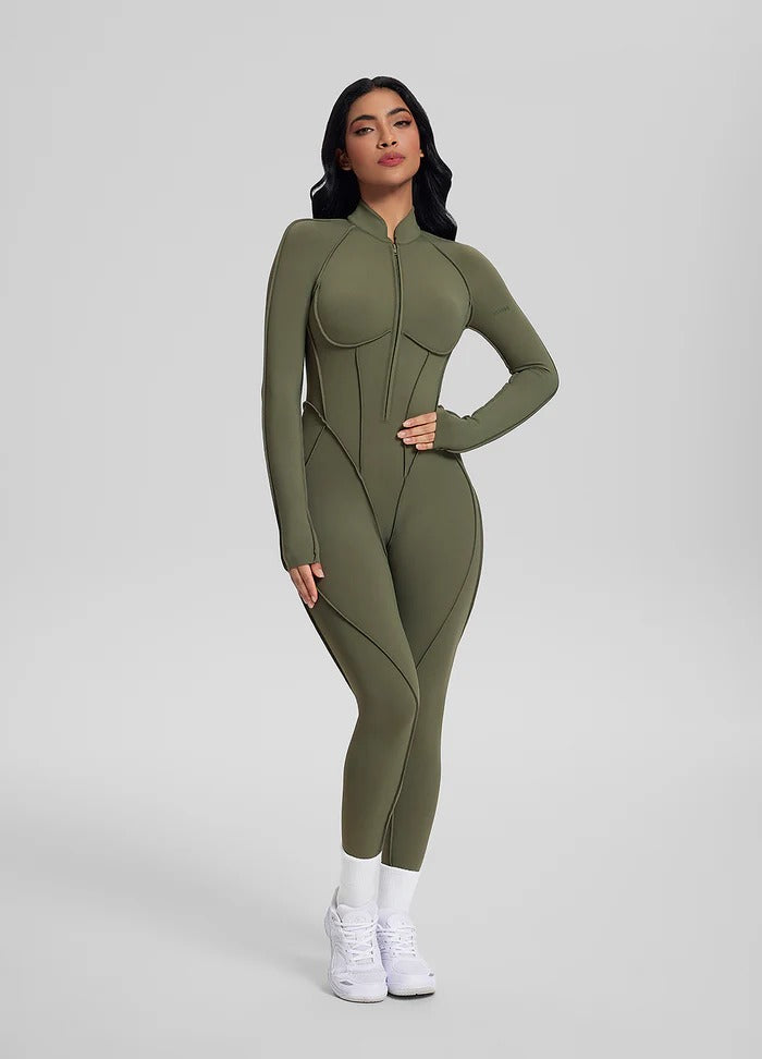 Catsuit mit geschlossenem Rücken