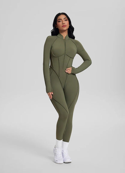 Catsuit mit geschlossenem Rücken